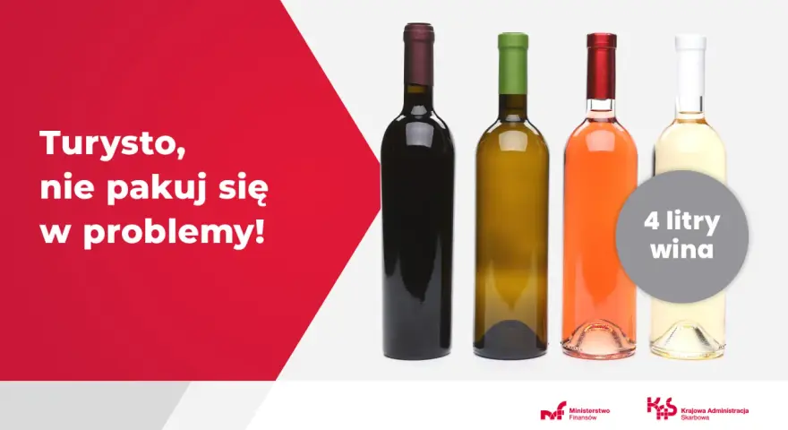 Turysto, nie pakuj się w problemy! Czy można przewieźć wino w bagażu podręcznym? 4 litry wina.