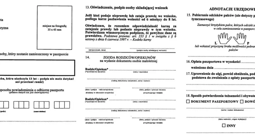Co jest potrzebne do złożenia wniosku o paszport? Kluczowe dokumenty i wymagania